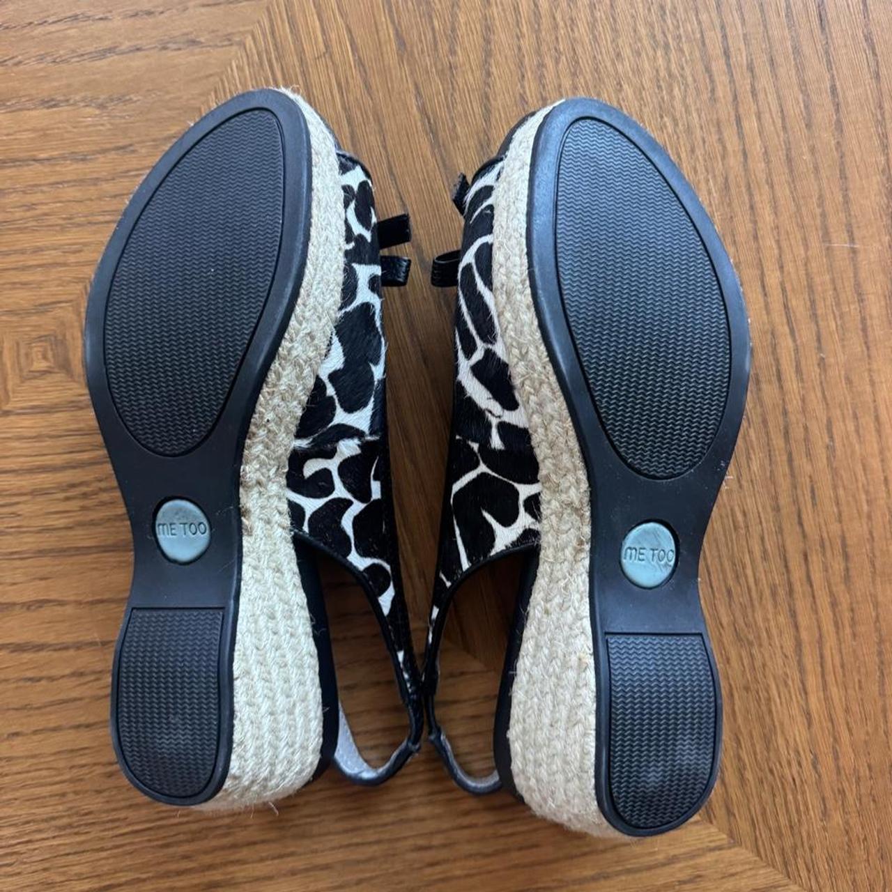 Me Too animal print y2k sandals 7