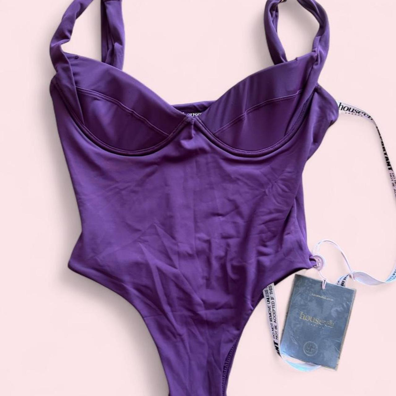 House of CB purple one piece swimsuit s