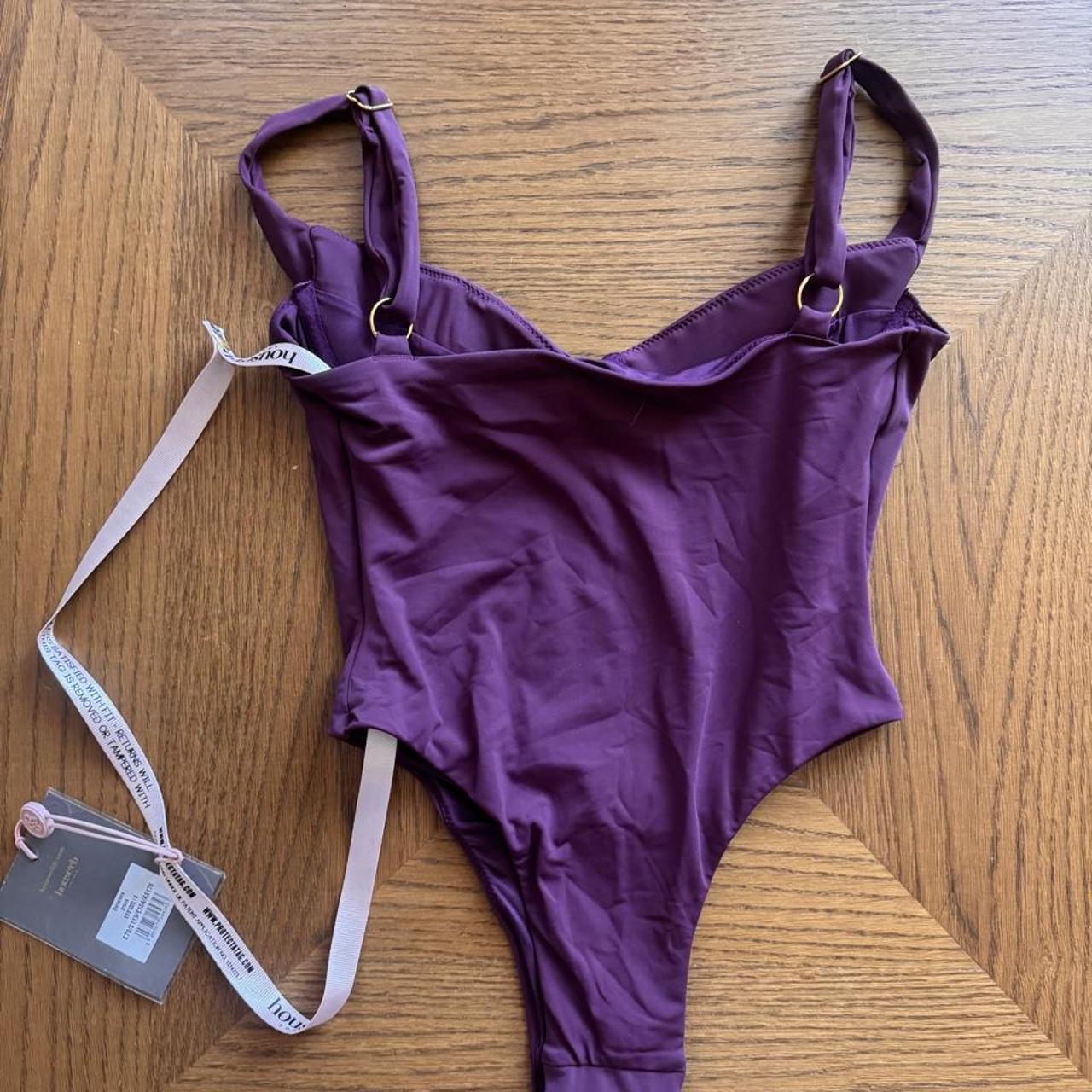 House of CB purple one piece swimsuit s