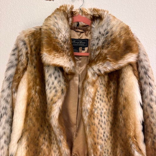 Terry Lewis faux fur jacket xs
