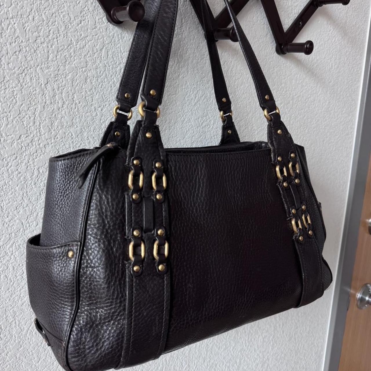 Chocolate brown Cole Haan Village bag