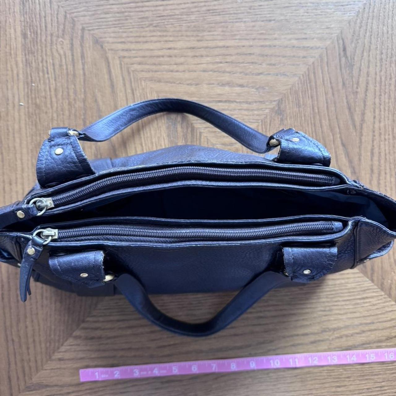 Chocolate brown Cole Haan Village bag