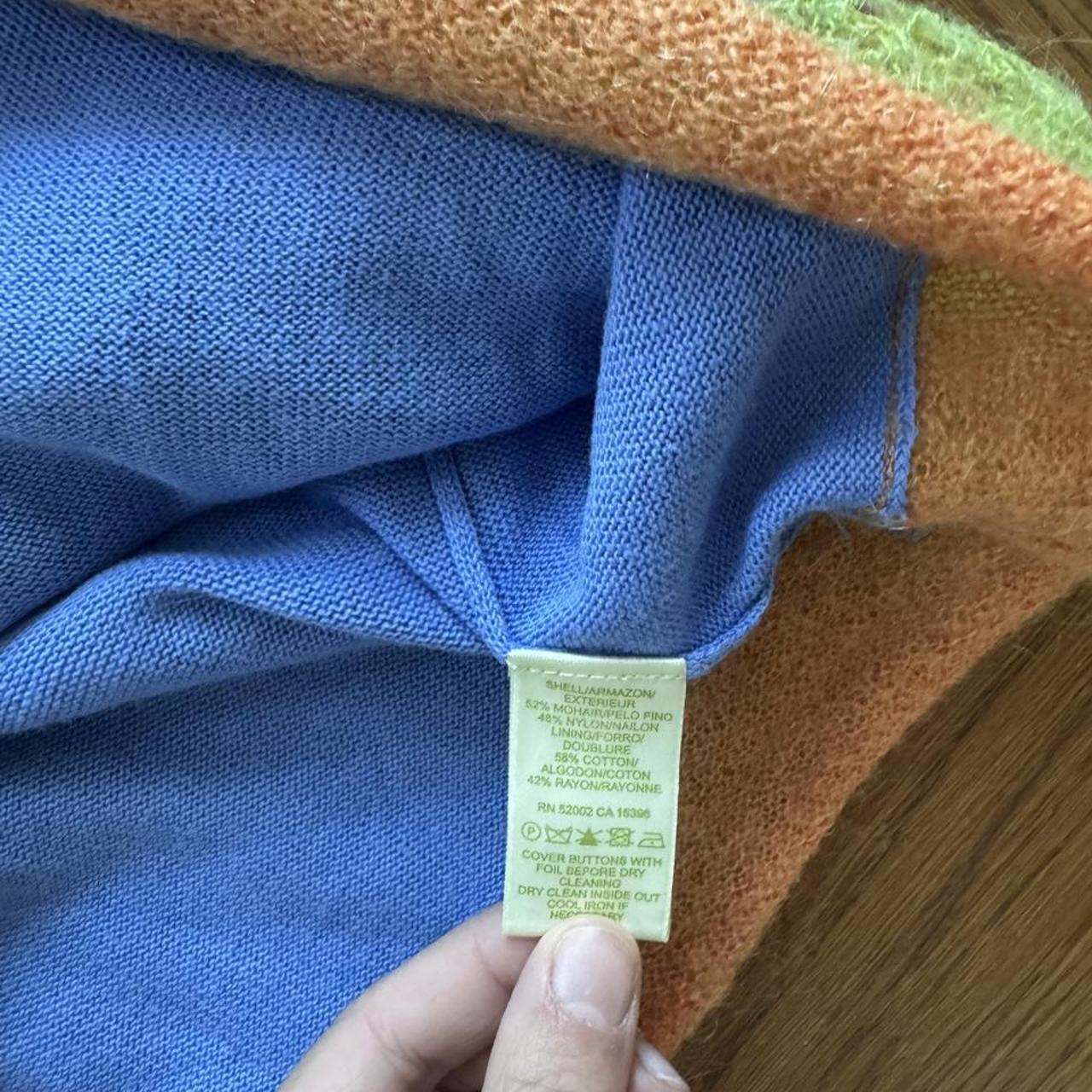Sigrid Olsen open-knit cardigan sweater L
