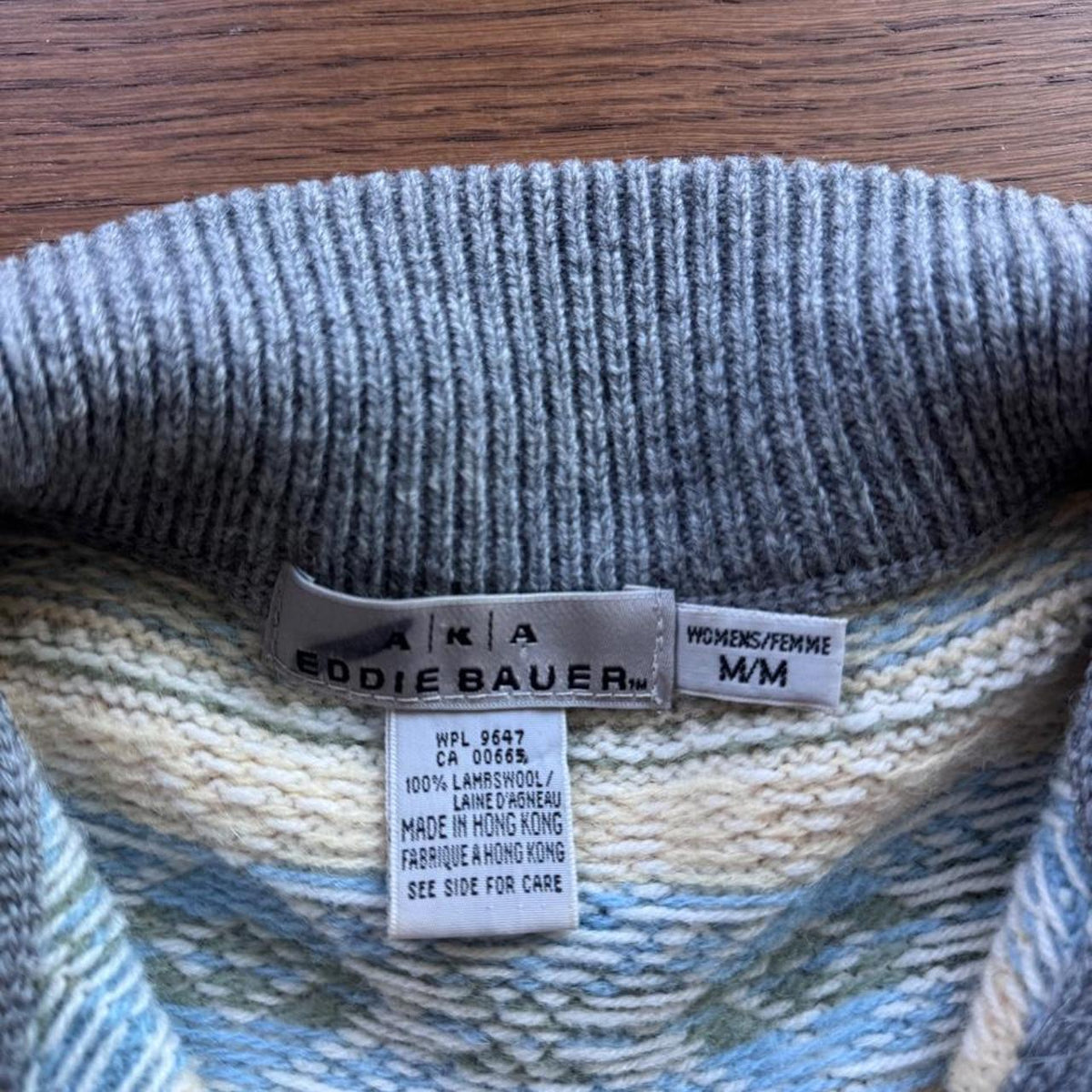 Eddie Bauer womens lambwool sweater