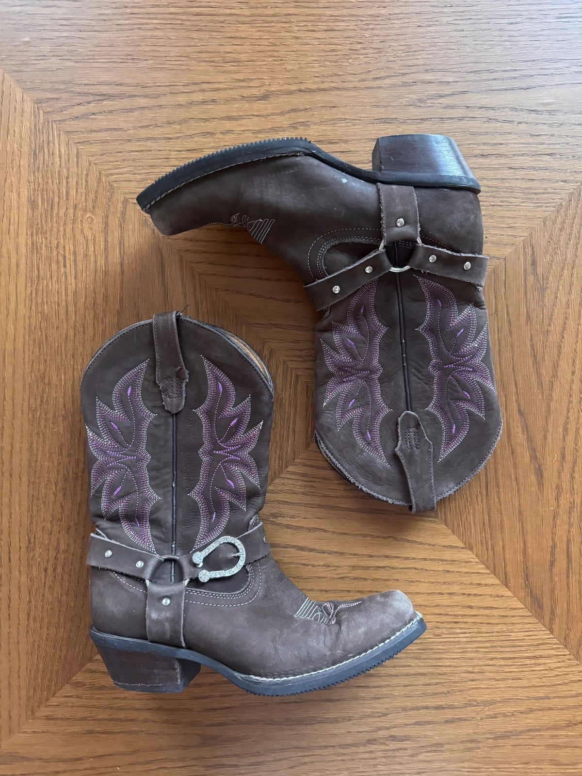 Beto Botas embellished western cowboy boots 6.5