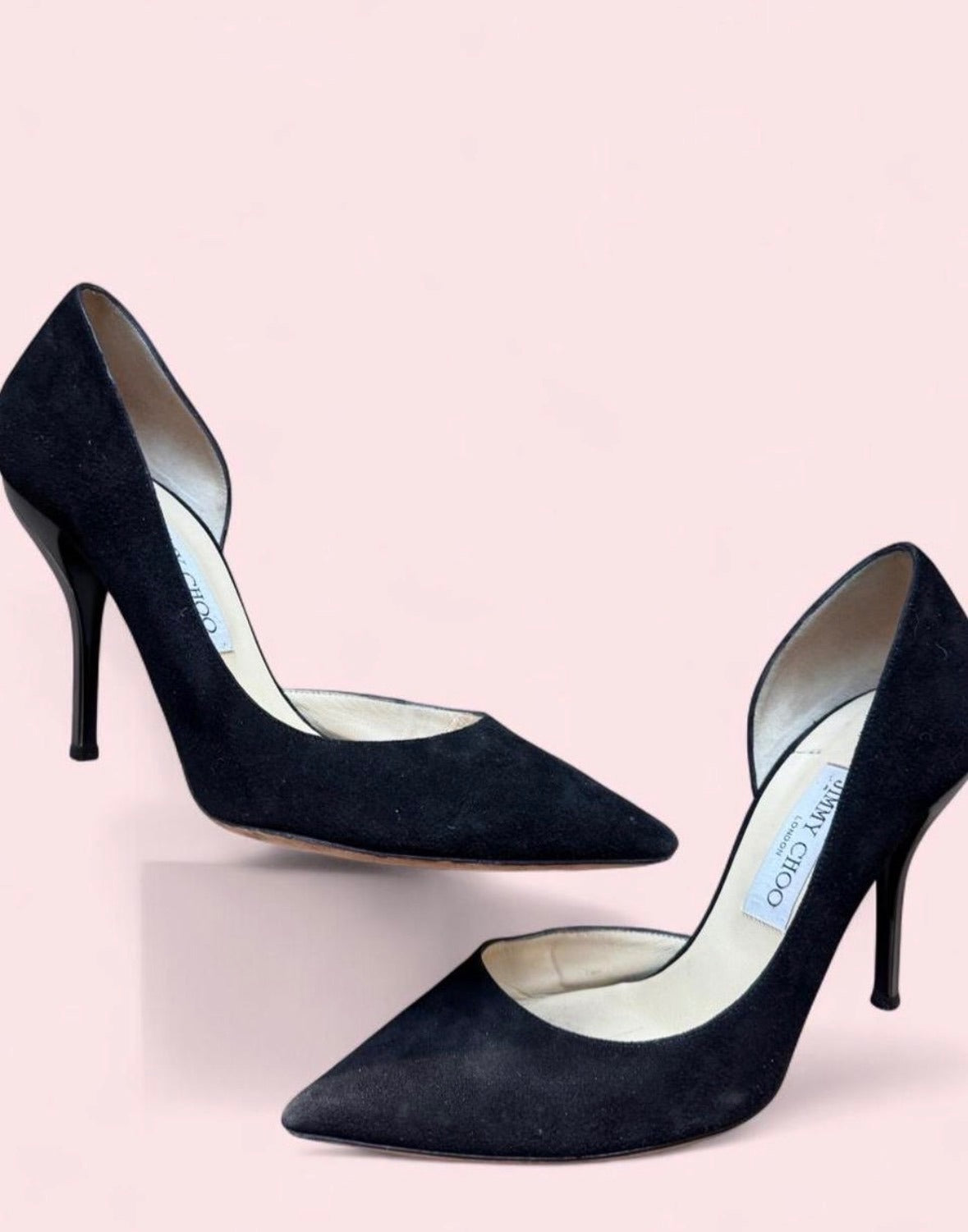 Jimmy Choo black d’orsay heels 8.5
