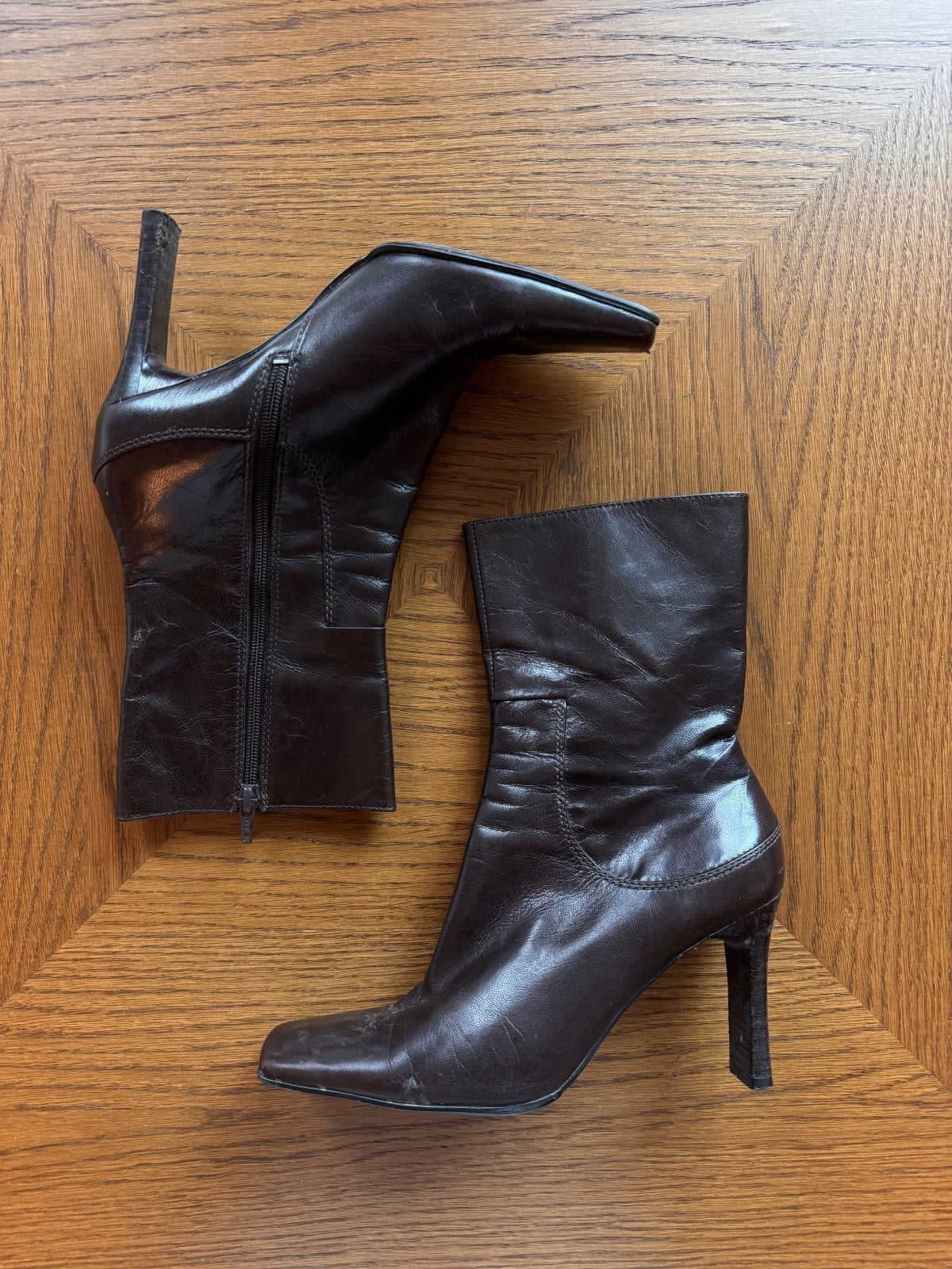 Nine West leather boots 7