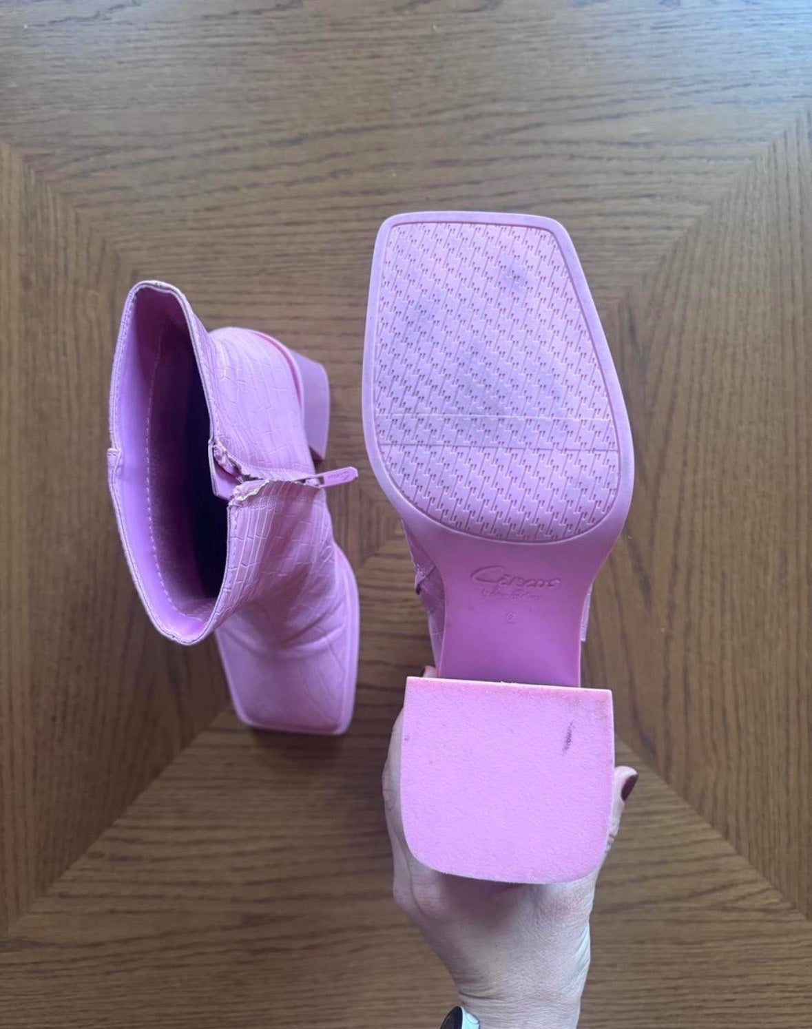 Sam Edelman pink gogo booties 9