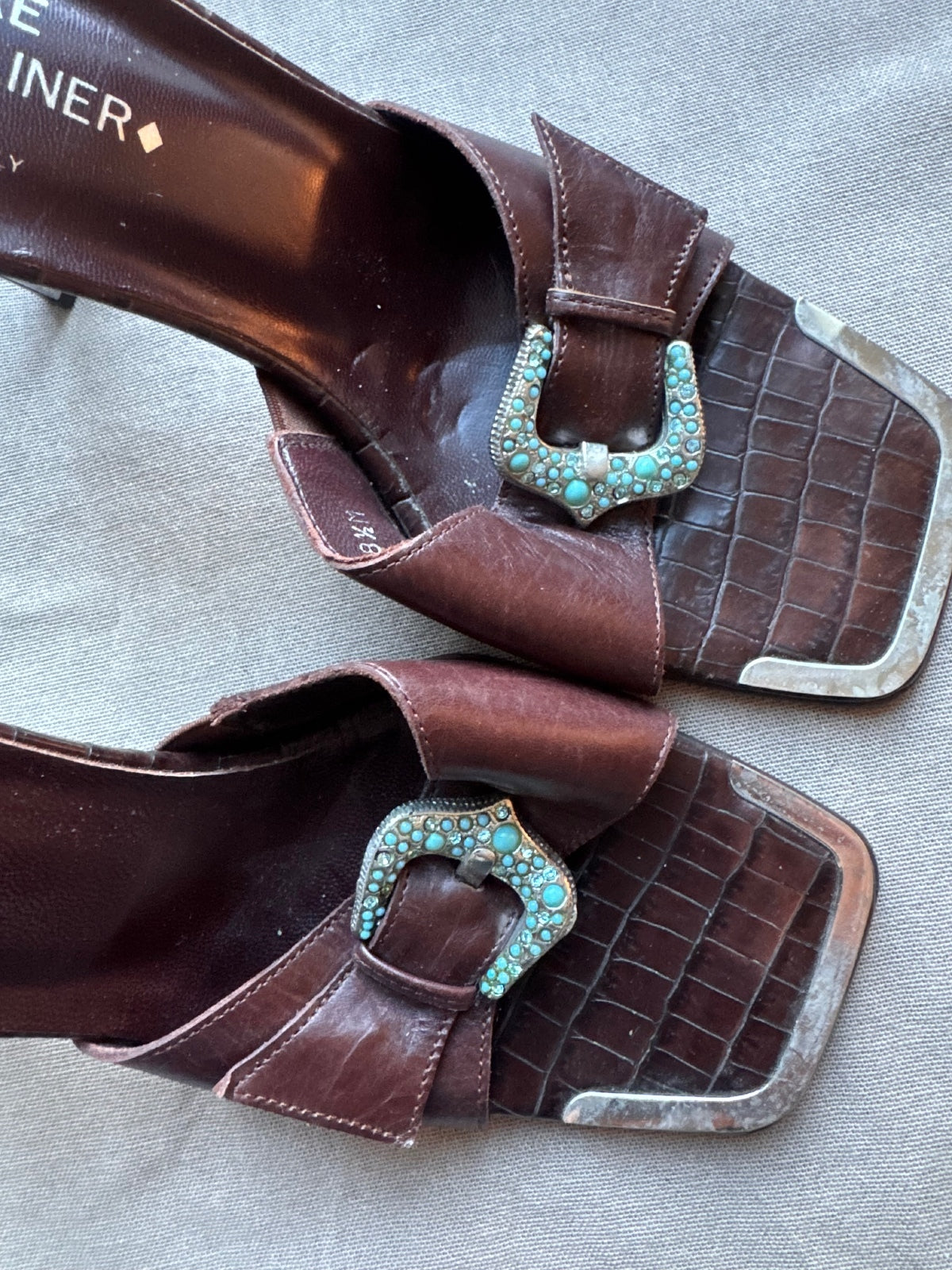 Donald J. Pliner couture leather heels 8.5