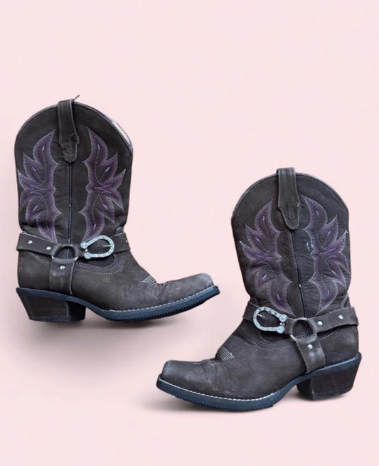 Beto Botas embellished western cowboy boots 6.5