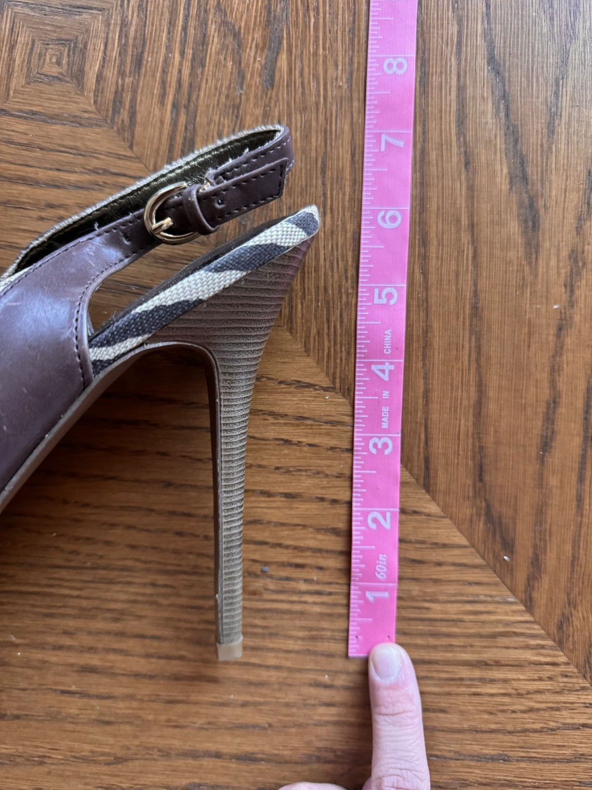Sam Edelman zebra platform heels