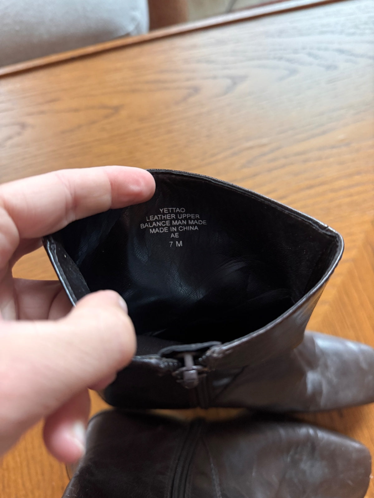 Nine West leather boots 7