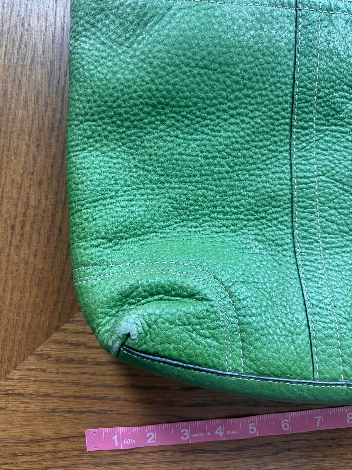 Coach Green Leather Tote F130089