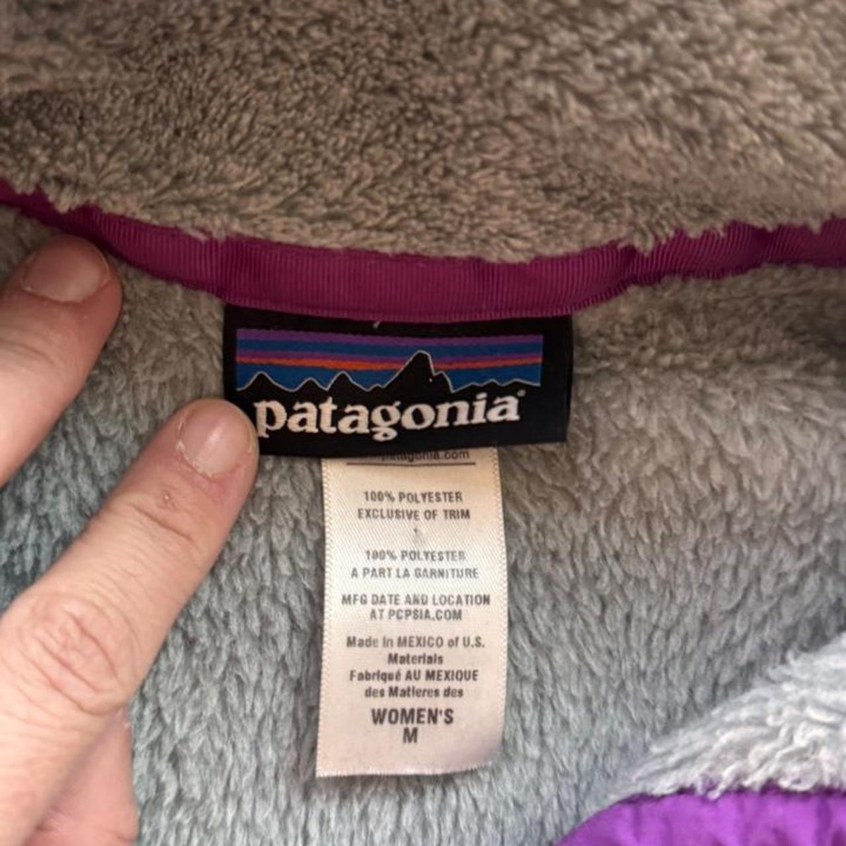 Gray Patagonia fleece m